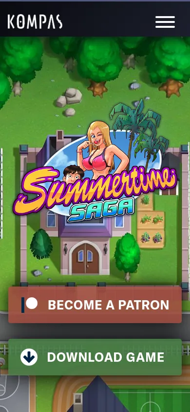 Summertime Saga中文站官网界面实拍：剧情与角色